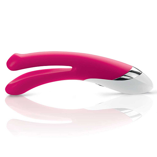 Ярко-розовый вибратор MyStim Bon Aparte 46850 (25 см)