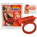Красное эрекционное виброкольцо Orion Vibro Ring Red 0564354