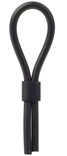 Чёрное силиконовое лассо на пенис California Exotic Novelties SE-1408-03-2