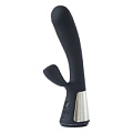 Чёрный интерактивный вибратор OhMiBod Kiiroo Fuse E28475 (18 см)