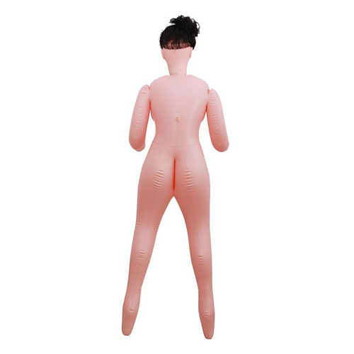 Кукла телесного цвета  с закрывающимися глазами, вибрацией и голосом Baile BM-015018