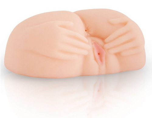 Телесные вагина и анус с вибрацией ToyFa Juicy Pussy 893011