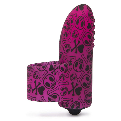 Розовая вибронасадка на палец Tokidoki SILICONE FINGER RING E27710