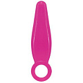 Розовая анальная пробка Toyz4lovers JAMMY JELLY ANAL FINGER PLUG T4L-00700729 (7,2 см)