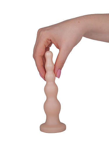 Телесная анальная ёлочка LOVETOY (А-Полимер) 442400 (17,5 см)