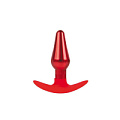 Анальная металлическая пробка красного цвета Bior toys IL-28002-RED (9,6 см)