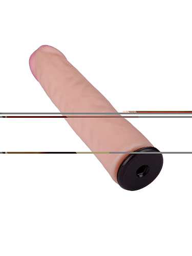 Телесная насадка на Harness с коннектором GREEN LINE LOVETOY (А-Полимер) 847105 (17,5 см)