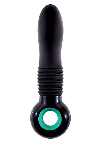 Чёрный вибратор с подсветкой NS Novelties Envie Smooth NSN-0210-33 (18 см)