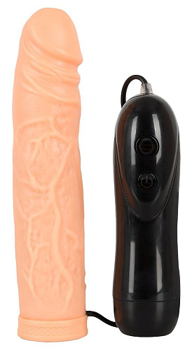 Телесный вибратор-реалистик с функцией толкания Orion Accelerator 05989840000 (18,2 см)