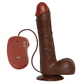 Коричневый вибратор Toyz4lovers REALISTIC VIBRATOR REAL RAPTURE BROWN T4L-00903023 (25,5 см)
