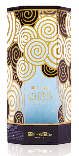 Мастурбатор-вагина белого цвета с пластинами для нагрева Men sMax ORB warmer ET02