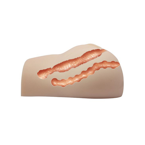 Небольшая реалистичная вагина телесного цвета с вибрацией Baile BM-009131Z-1