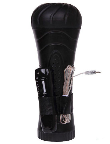 Телесно-бежевый мастурбатор-вагина в тубе c вибрацией Eroticon Lolita 30397