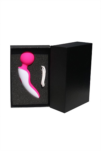 Розовый с белым мини-вибромассажёр S-HANDE Eve SHD-021