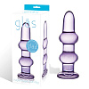 Фиолетовый анальный стимулятор Glas Purple Popper GLAS-50 (13 см)