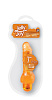 Оранжевый вибратор-реалистик Dream Toys JELLY JOY 7INCH 10 RHYTHMS ORANGE 20845 (17,5 см)