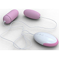 Два нежно-розовых виброяичка с пультом Odeco EXCELSIOR EGG ROSE OD-1202RE ROSE