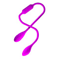 Лиловый гибкий вибростимулятор для пар Baile Dream Lovers Whip BI-014327-5