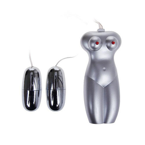 Попка и вагина телесного цвета с вибрацией и голосом Baile BM-009141S