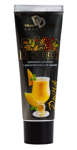 Интимный съедобный лубрикант с ароматом дыни БиоМед JUICY FRUIT BMN-0066 (30 мл)
