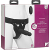 Чёрный полый вибрострапон Doc Johnson Body Extensions BE Aroused 801-06-BX (17,78 см)