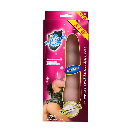 Водонепроницаемый нежный вибромассажёр телесного цвета Baile BW-027004-1002 (20 см)