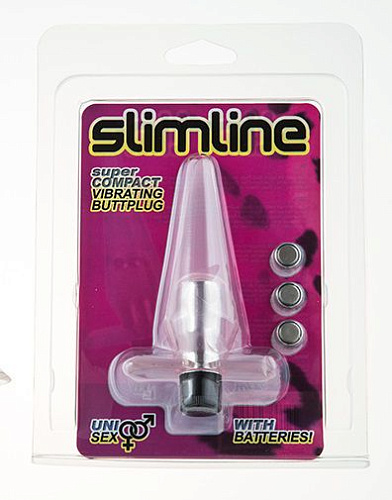 Розовая анальная пробка с вибрацией Seven Creations 90302200TPK1 CS GP (12 см)