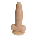 Телесный анальный плаг на присоске LOVETOY (А-Полимер) 135200 (16 см)