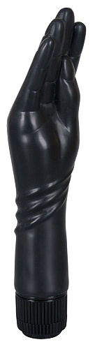 Чёрный вибромассажёр-рука для фистинга Orion 0578487 (25 см)