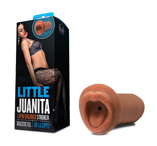 Мастурбатор-ротик кофейного цвета Blush Novelties X5 Men Little Juanita BL-07493