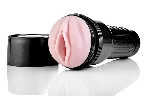 Мастурбатор-вагина розового цвета с вибрацией Fleshlight Vibro Pink Lady Touch FL734