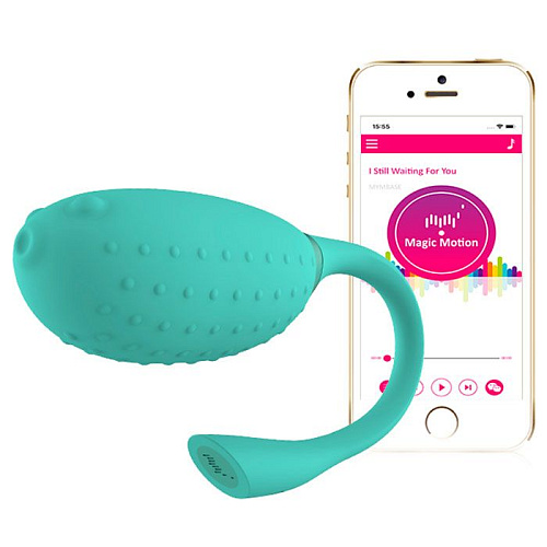 Мятное виброяйцо в форме рыбки Magic Motion FUGU 861144