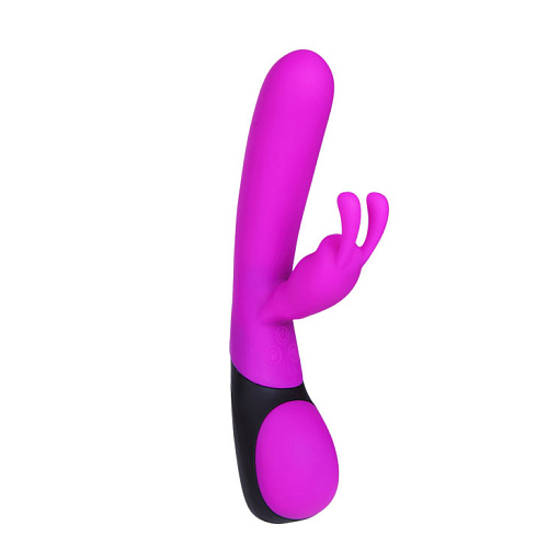 Лиловый вибратор со стимулятором-кроликом для клитора Baile Pretty Love BI-014261 (21 см)