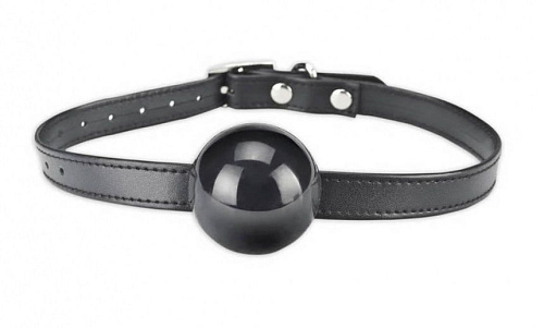 Кляп-шар из силикона с регулирующимся ремнём Lux Fetish LF1797