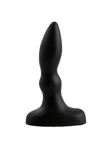 Чёрный анальный стимулятор Lola toys Beginners p-spot massager 510238lola (11 см)