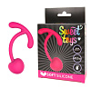 Розовый вагинальный шарик с ограничителем Bior toys ST-40136-6