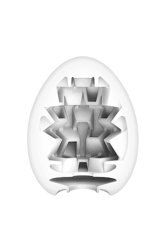 Мастурбатор-яйц белого цвета Tenga Boxy EGG-014