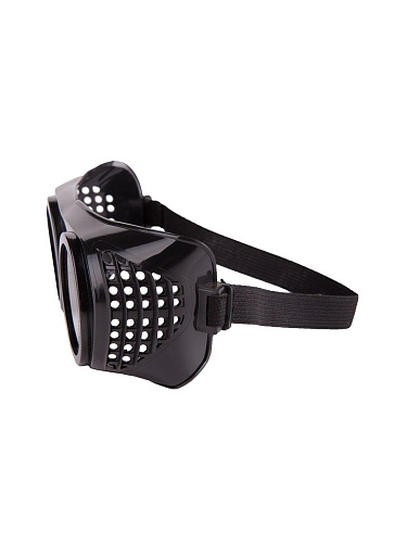 Чёрная латексная маска с чёрными окошками Sitabella «Крюгер» 6051-1