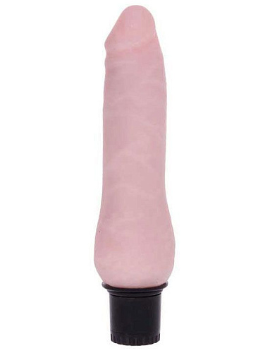 Телесный вибратор-реалистик из ультраскин Eroticon 30305 (19 см)