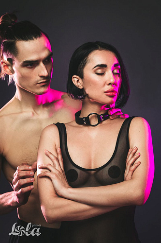 Чёрный кляп-кольцо Lola toys Modesty 1143-01lola