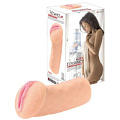 Мастурбатор-вагина телесного цвета с двойным слоем материала KOKOS Elegance M01-03-007D
