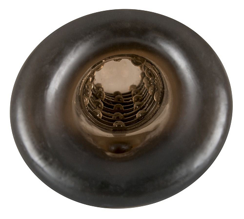 Дымчатая насадка на пенис с рёбрышками и отверстием под мошонку Orion Rebel smoke 05144620000