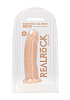 Телесный фаллоимитатор без мошонки Shots Media BV Silicone Dildo Without Balls REA080FLE (19,2 см)