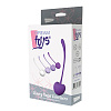 Набор из 5 фиолетово-белых шариков Dream Toys CHERRY KEGEL EXERCISERS 21496