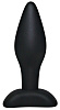 Чёрный анальный стимулятор Orion Silicone Butt Plug Small 05037890000 (9 см)