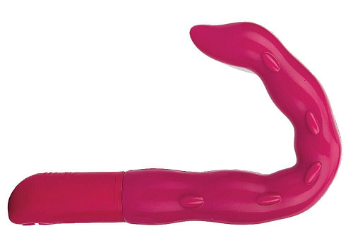 Розовый массажёр простаты с 10 степенями вибрации NMC 111519