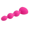 Розовый анальный вибростимулятор с пультом ДУ Howells Anal Beads S 189023pink (14,5 см)