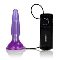 Фиолетовая анальная пробка California Exotic Novelties Tush Teaser с вибрацией SE-0419-14-2 (9 см)