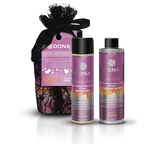 Подарочный набор (гель для бритья и кондиционер для белья) System JO DONA Be Sexy Gift Set Sassy JO40609