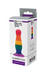 Разноцветная анальная пробка Dream Toys COLOURFUL PLUG 21700 (12,5 см)